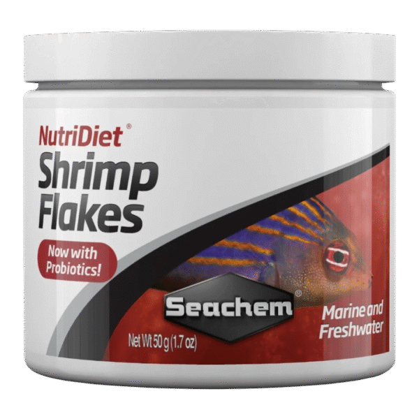 Racao Seachem Nutridiet Shrimp Flakes Probio