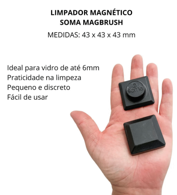 Limpador Magnético Aquário - Imagem 4